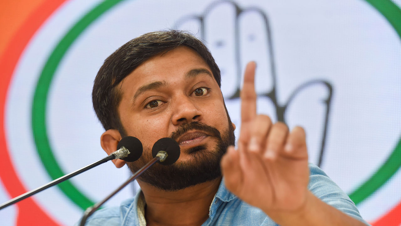 Congress leader Kanhaiya Kumar speaks during a press conference at AICC office, in New Delhi, Saturday, June 18, 2022. Credit: PTI File Photo