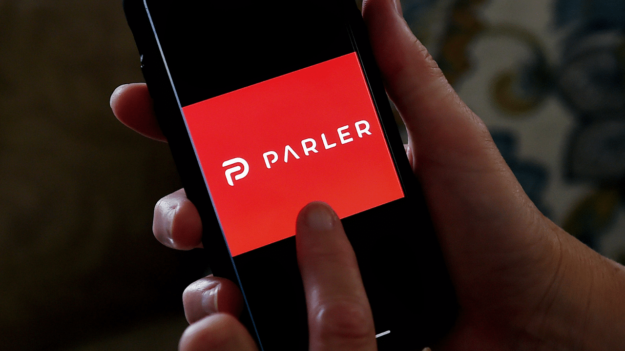 Parler was allowed back in the Play Store after meeting requirements regarding removing abusive posts and blocking users who break the app's rules. Credit: AFP Photo