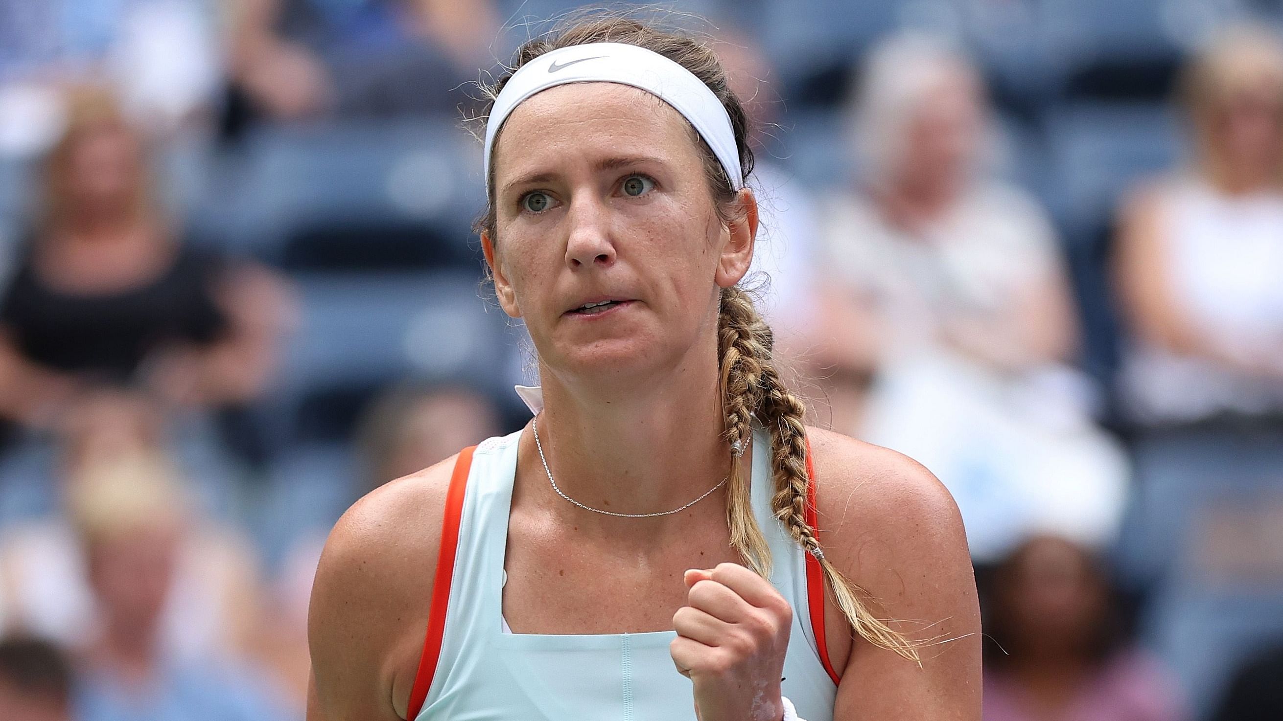 Azarenka, who sits on the eight-person players council, said that combating abuse was the group's top priority. Credit: AFP Photo