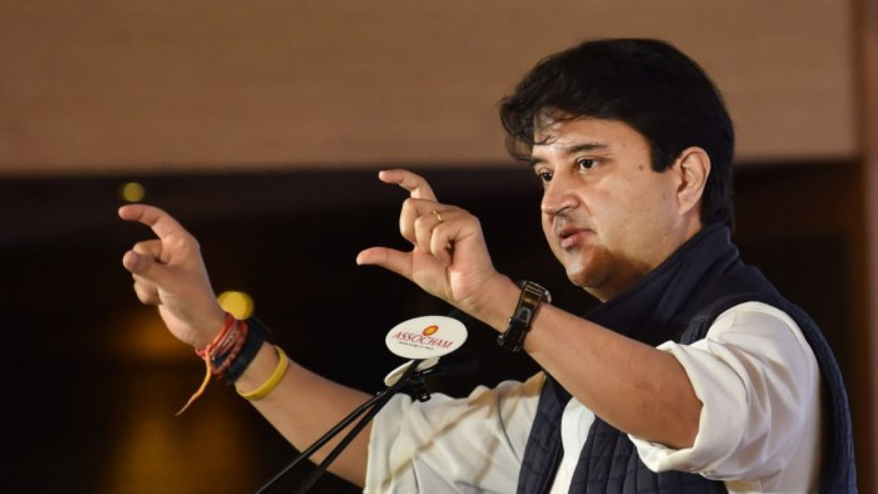 Civil Aviation Minister Jyotiraditya Scindia. Credit: PTI File Photo