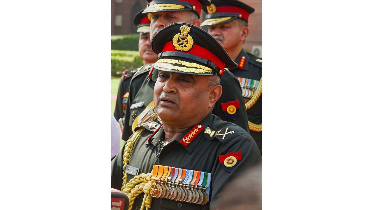 Chief of the Army Staff, Lieutenant General Manoj Pande. Credit: PTI Photo