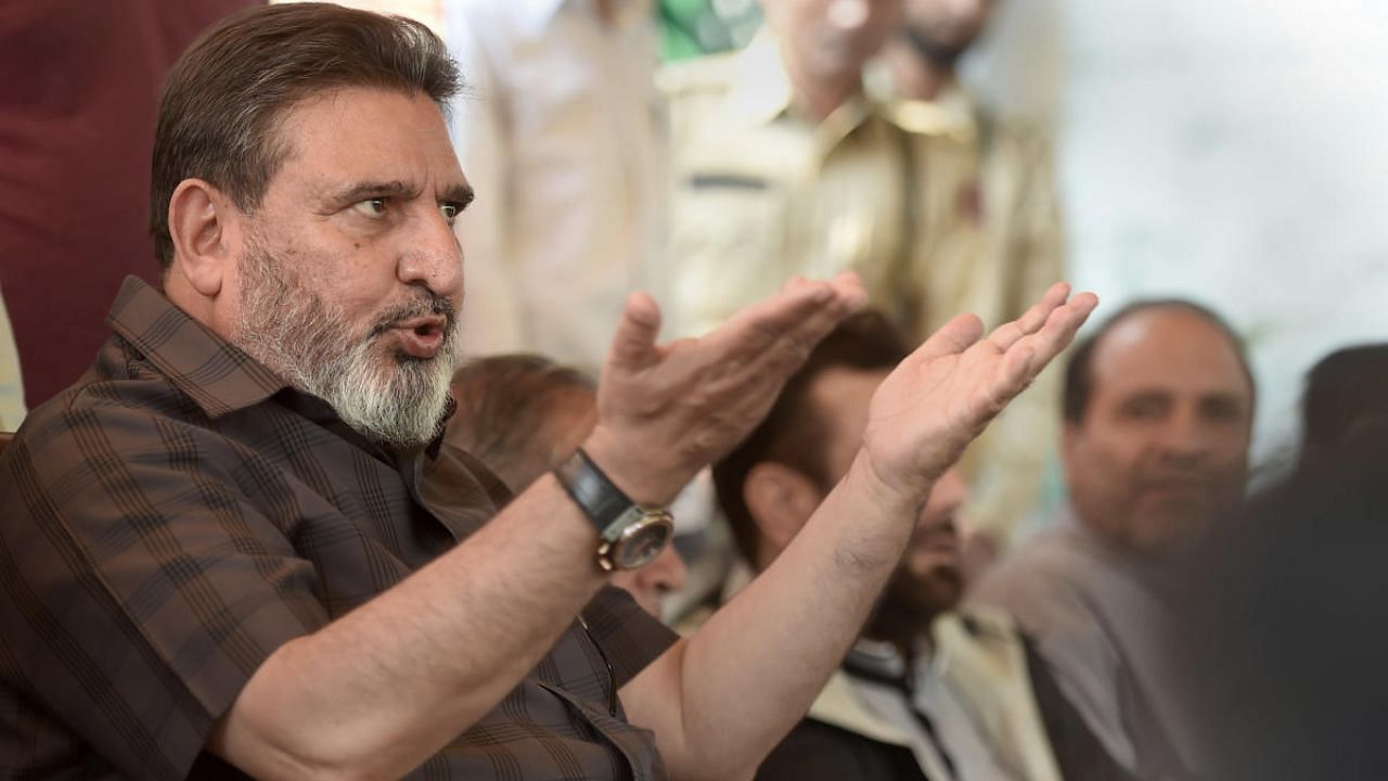 Jammu and Kashmir Apni Party president Altaf Bukhari. Credit: PTI File Photo