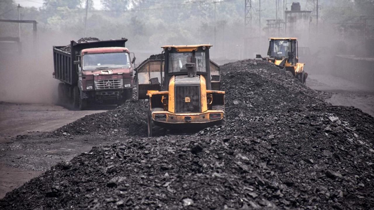 India's coal output in the first five months of the ongoing financial year increased to 324.39 MT as against 263.97 MT in the April-August period of the previous fiscal. Credit: PTI Photo