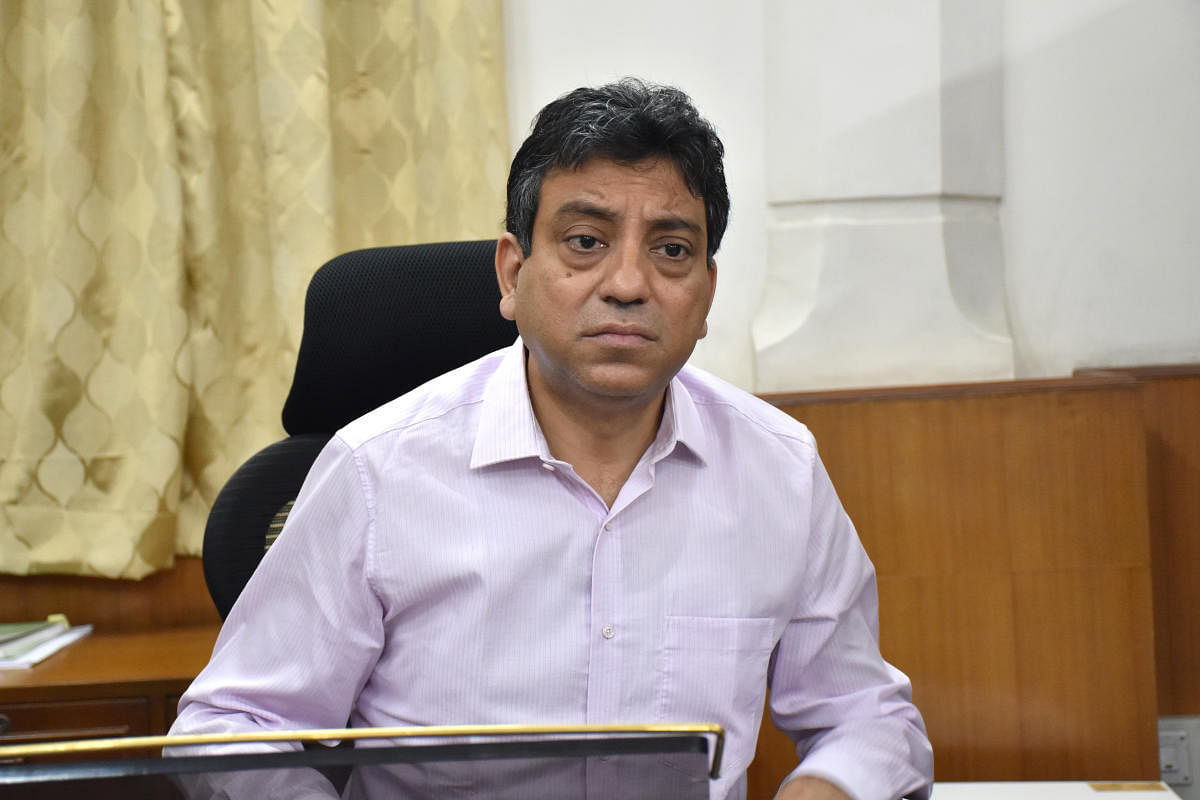 BBMP Chief Commissioner Tushar Girinath. Credit: DH Photo