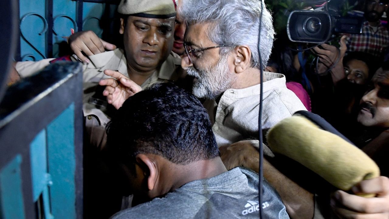 Gautam Navlakha. Credit: PTI Photo