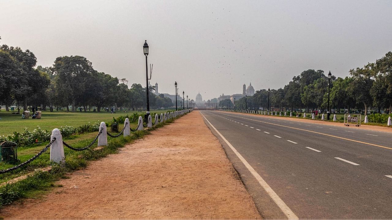 A view of the Rajpath. Credit: PTI Photo