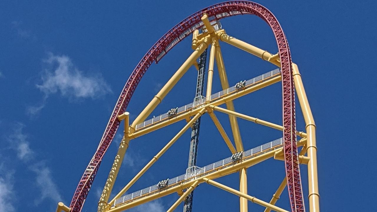 420-foot (128-meter) tall Top Thrill Dragster. Credit: Twitter/@13abc