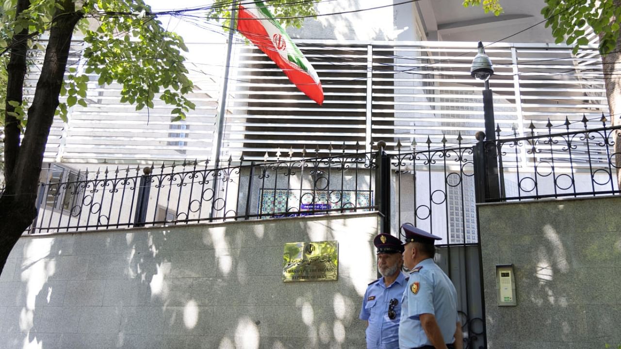 Embassy of the Islamic Republic of Iran in Tirana, Albania. Credit: Reuters Photo