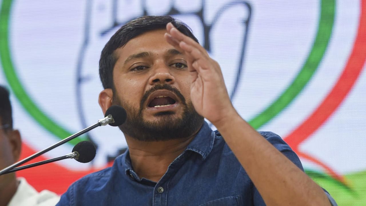 Congress leader Kanhaiya Kumar. Credit: PTI Photo