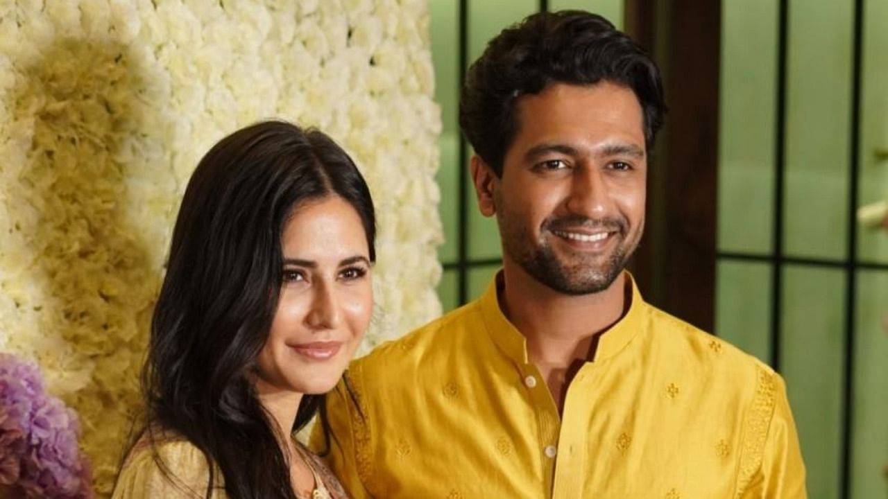 Actors Vicky Kaushal and Katrina Kaif. Credit: IANS Photo