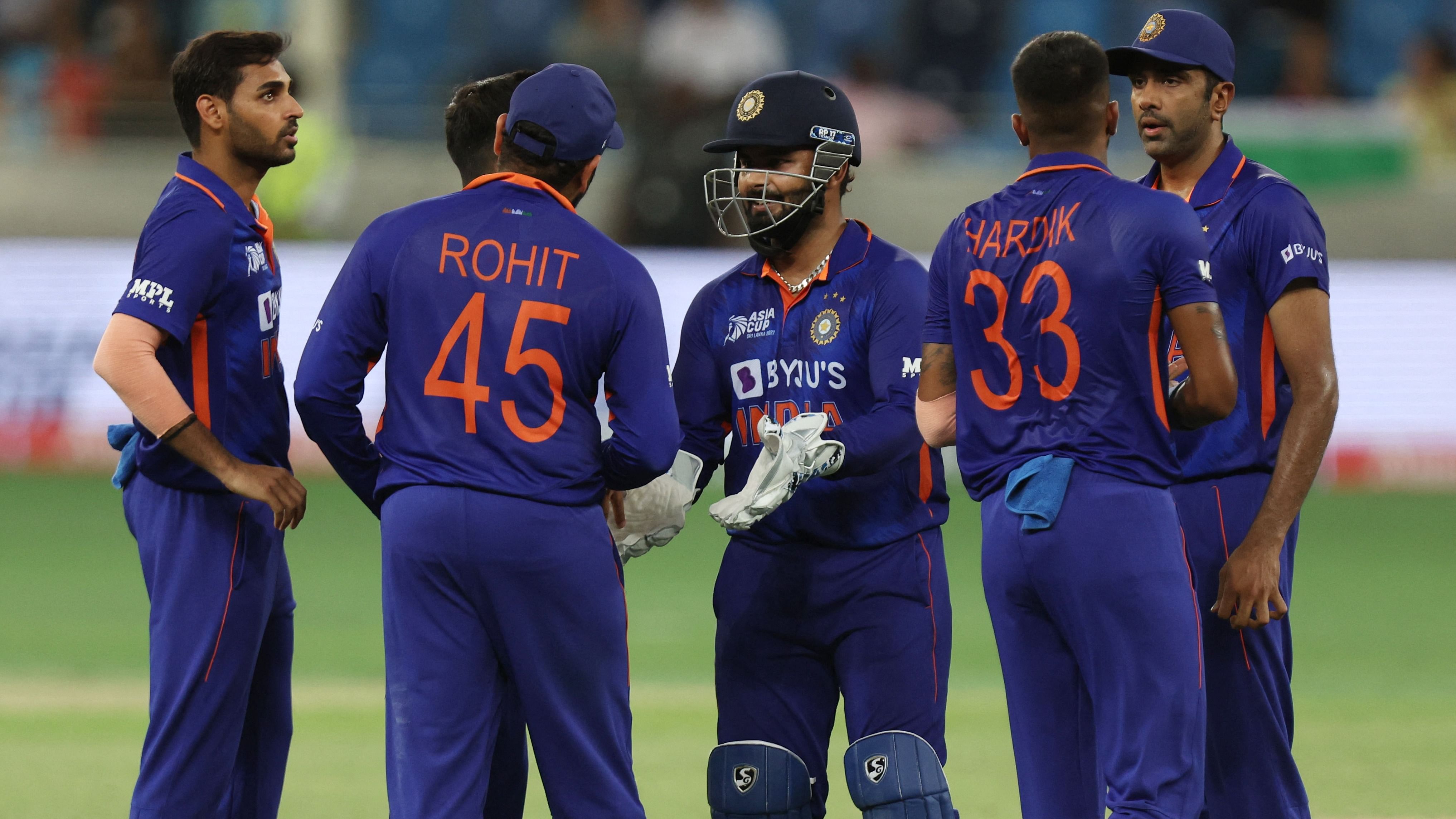 Team India. Credit: Reuters Photo