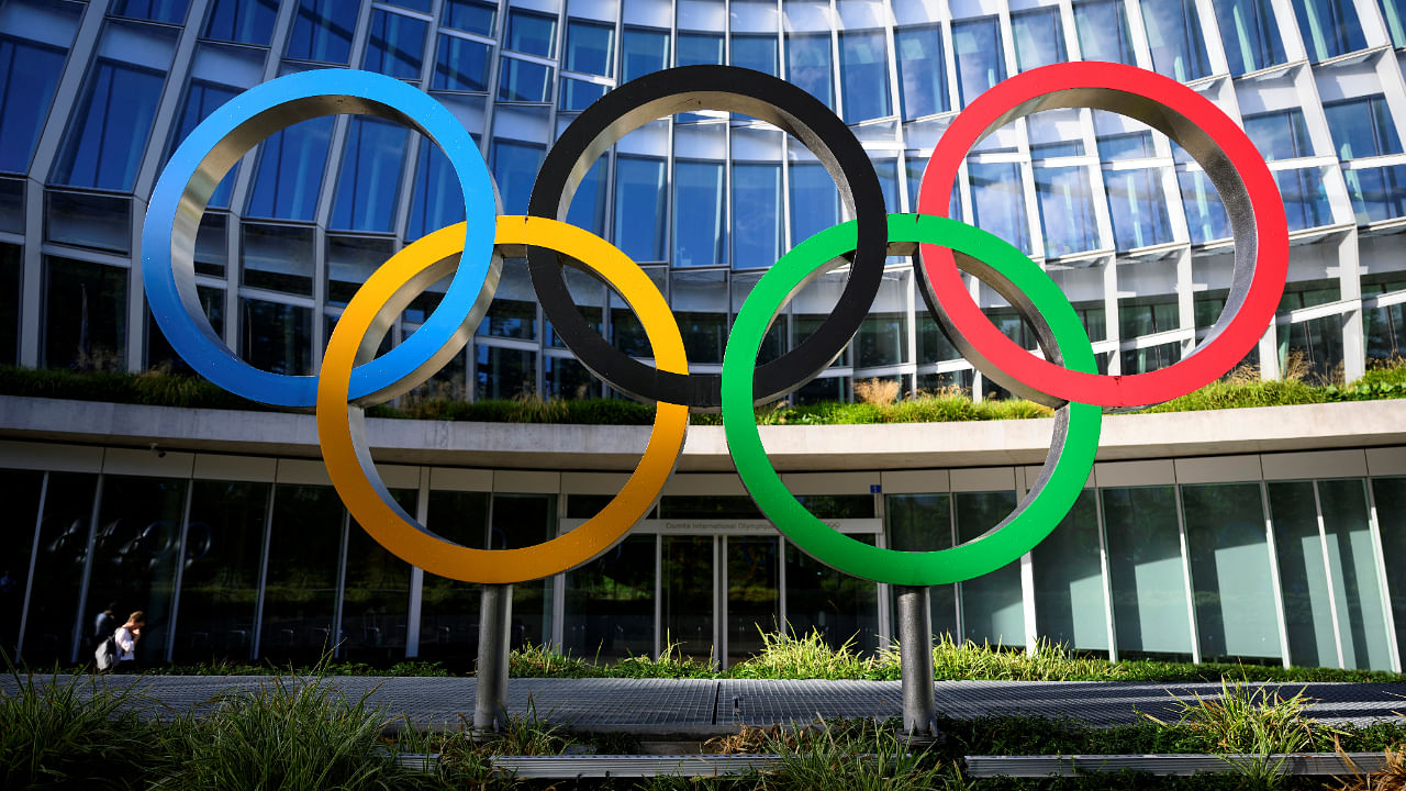 Olympic Rings are pictured in front of The Olympic House, headquarters of the International Olympic Committee (IOC). Credit: Reuters Photo