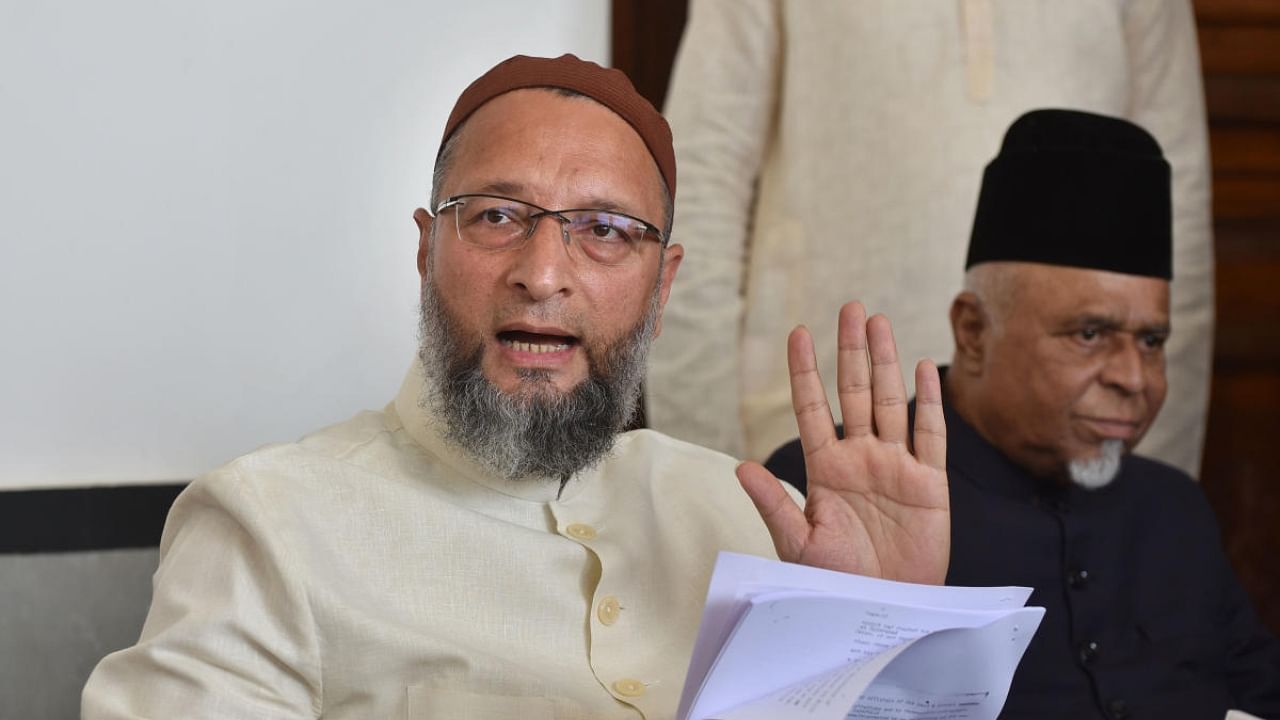 All India Majlis-e-Ittehadul (AIMIM) chief Asaduddin Owaisi. Credit: PTI Photo