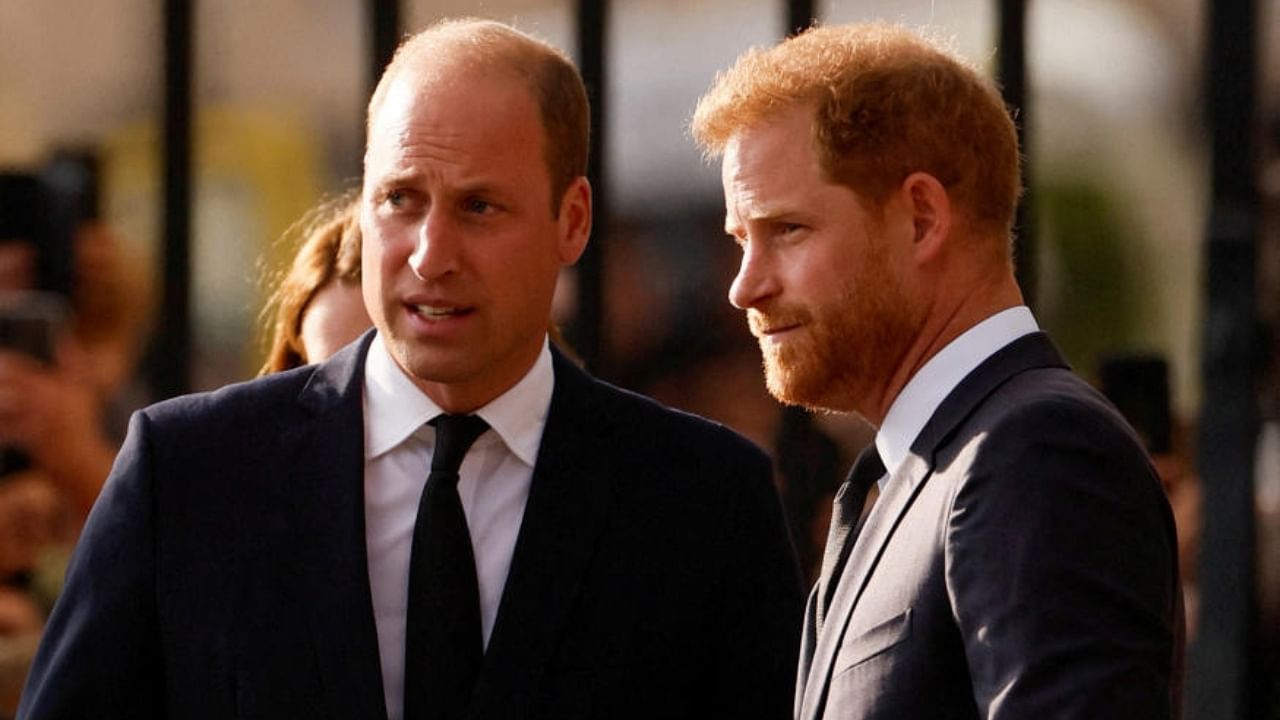 William and Harry had been on frosty terms terms since Harry quit as a senior royal and moved to the US two years ago. Credit: AFP Photo