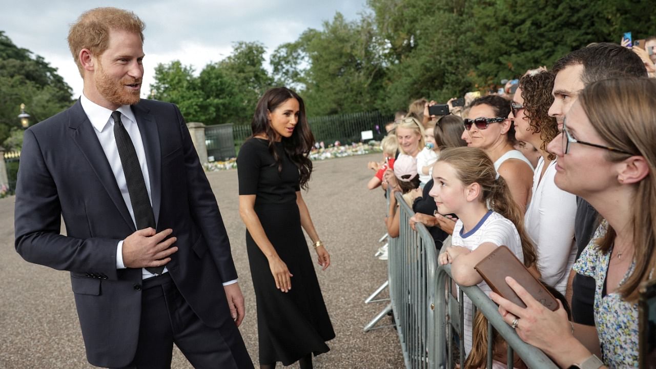 Britain's Prince Harry and Meghan, the Duchess of Sussex. Credit: Reuters Photo