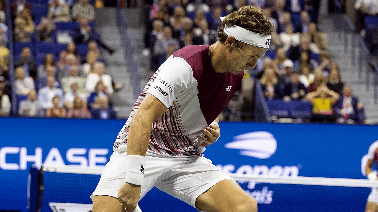 Known for his claycourt prowess, Ruud enjoyed a superb 2022 that saw him collect titles at Gstaad, Geneva and Buenos Aires. Credit: AFP Photo