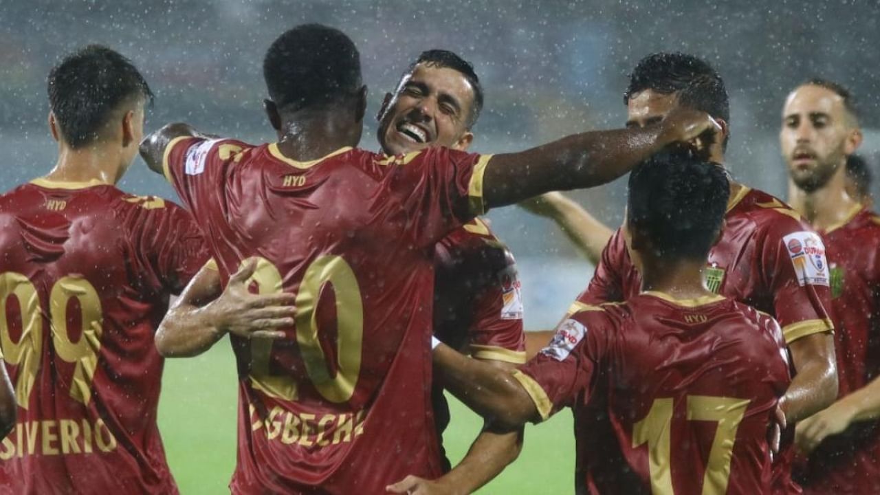 This win takes Hyderabad FC to their first ever Semifinal in the Durand Cup as they take on fellow ISL side Bengaluru FC at the Salt Lake Stadium in Kolkata on September 15. Credit: IANS Photo