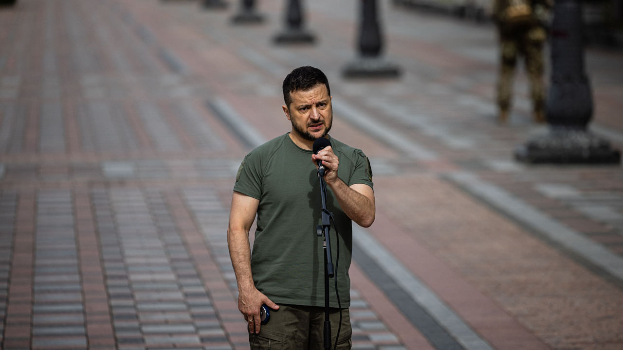 Ukraine President Volodymyr Zelenskyy. Credit: AFP File Photo