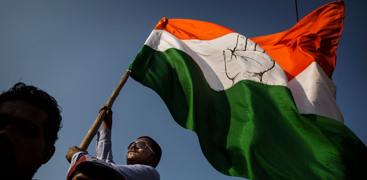 Congress party flag. Credit: Getty Images