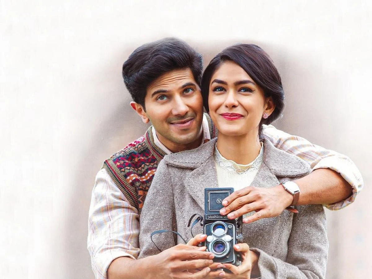 In the period film, Dulquer Salmaan and Mrunal Thakur play a carefree couple. Credit: PTI Photo