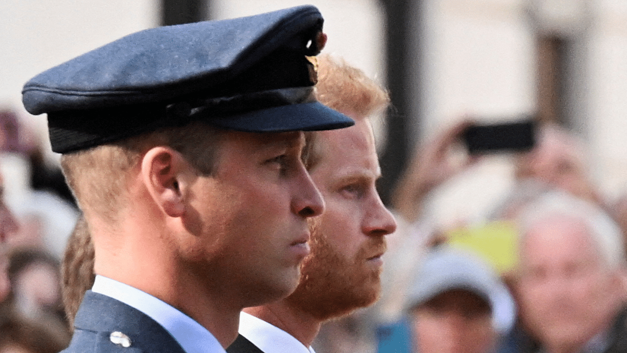 Britain's William, Prince of Wales and Prince Harry. Credit: Reuters Photo