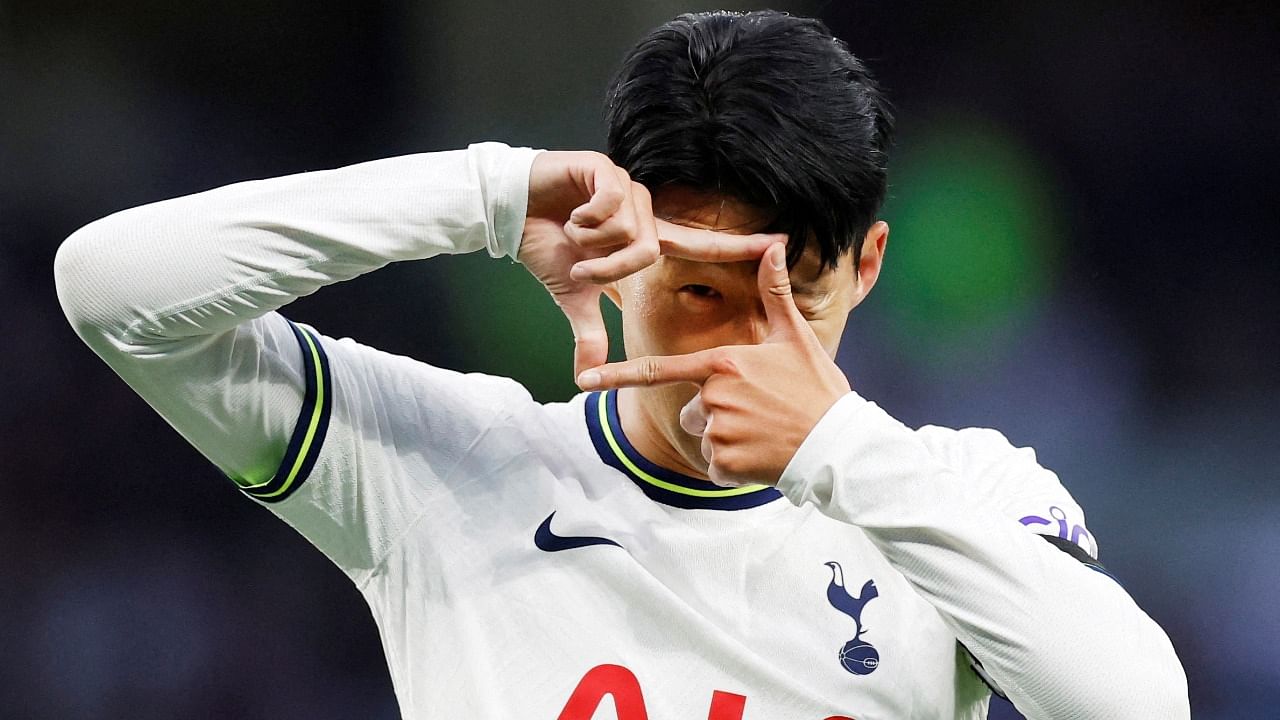 Tottenham Hotspur's Son Heung-min. Credit: Reuters Photo