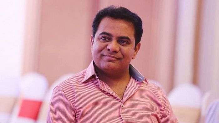 File Photo of Telangana Minister for IT and Industries K T Rama Rao. Credit: DH File Photo