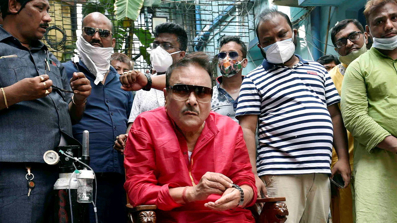 TMC MLA Madan Mitra (C). Credit: PTI File Photo