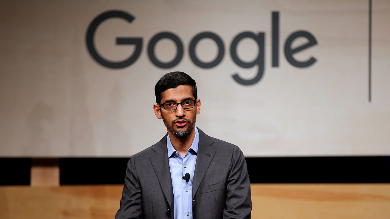 Google CEO Sundar Pichai. Credit: Reuters File Photo