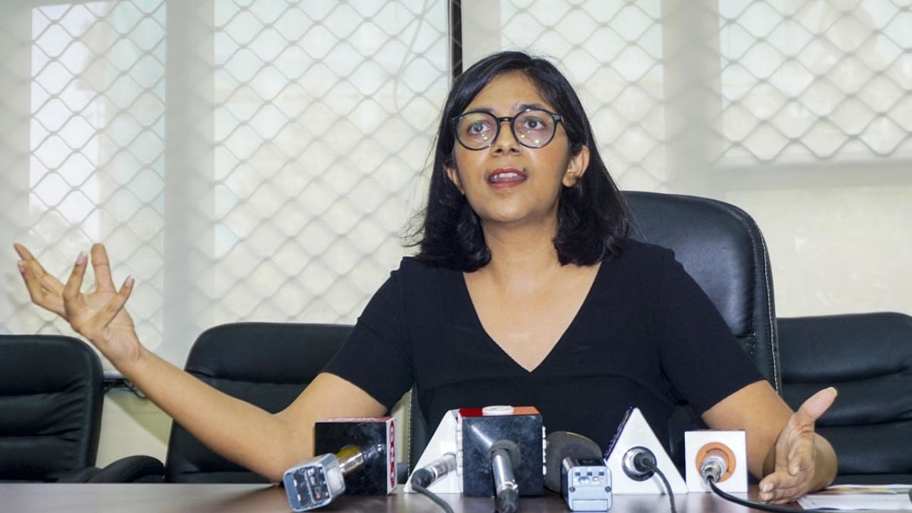 Delhi Commission for Women (DCW) chief Swati Maliwal. Credit: PTI Photo