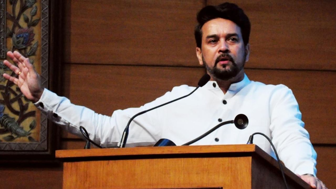 Union minister Anurag Thakur. Credit: IANS Photo