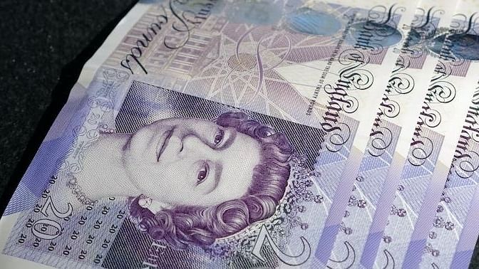 The pound has lost 16 per cent in value against the dollar so far this year, as fears of a global recession have mounted. Credit: IANS Photo