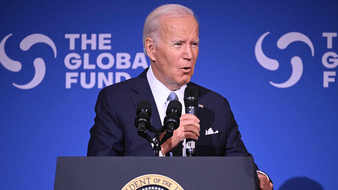 Even if most of the focus was on criticising Russia, Biden also brought out the stick for China -- just not as aggressively. Credit: AFP Photo