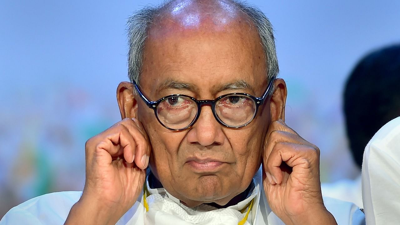 Senior Congress leader and Congress Working Committee (CWC) member Digvijay Singh. Credit: PTI Photo