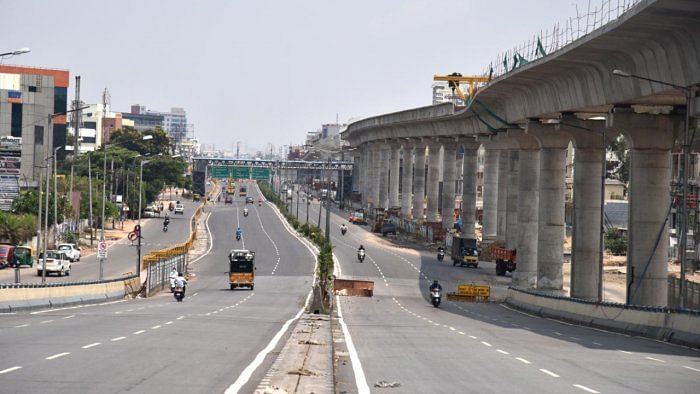 Roads in Bengaluru. Credit: DH Photo