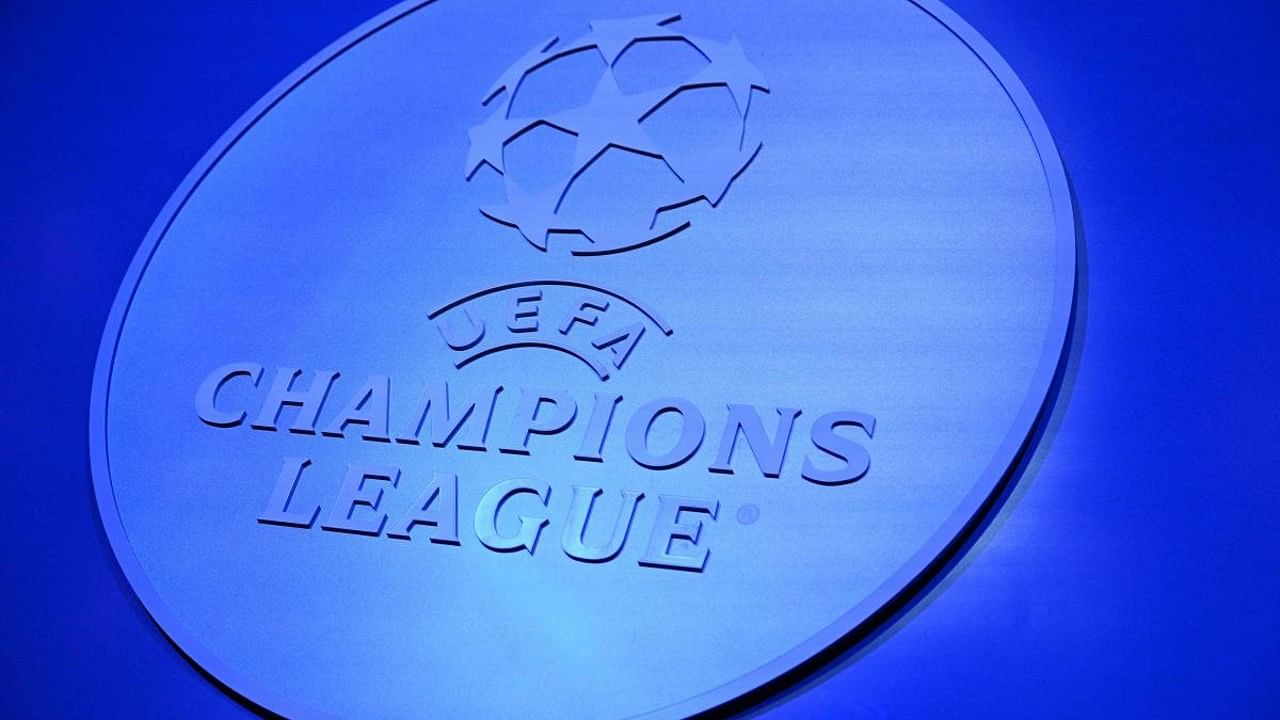 UEFA Champions League football tournament logo. Credit: AFP File Photo