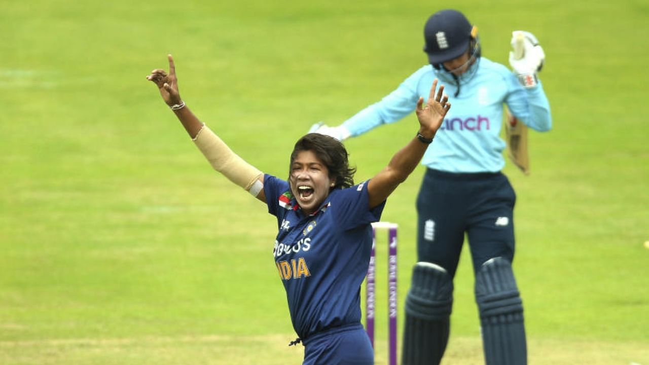 Jhulan Goswami. Credit: AP Photo