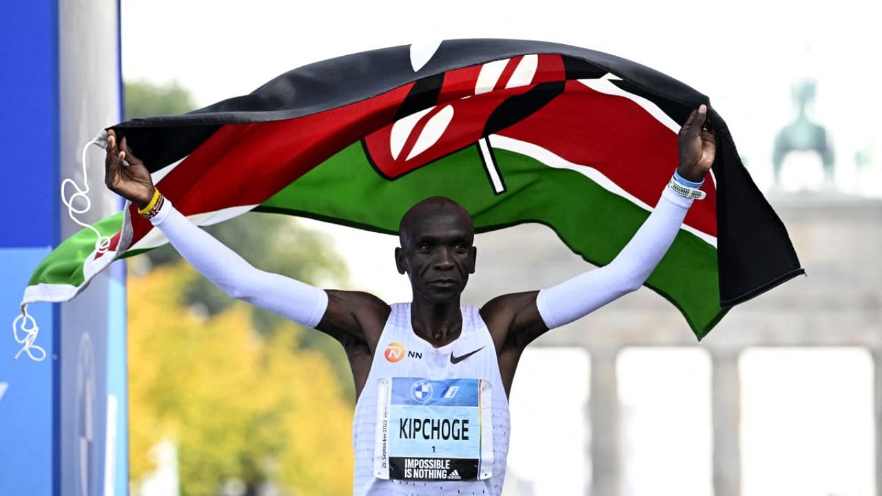 Kenyan marathon runner Eliud Kipchoge. Credit: AFP Photo