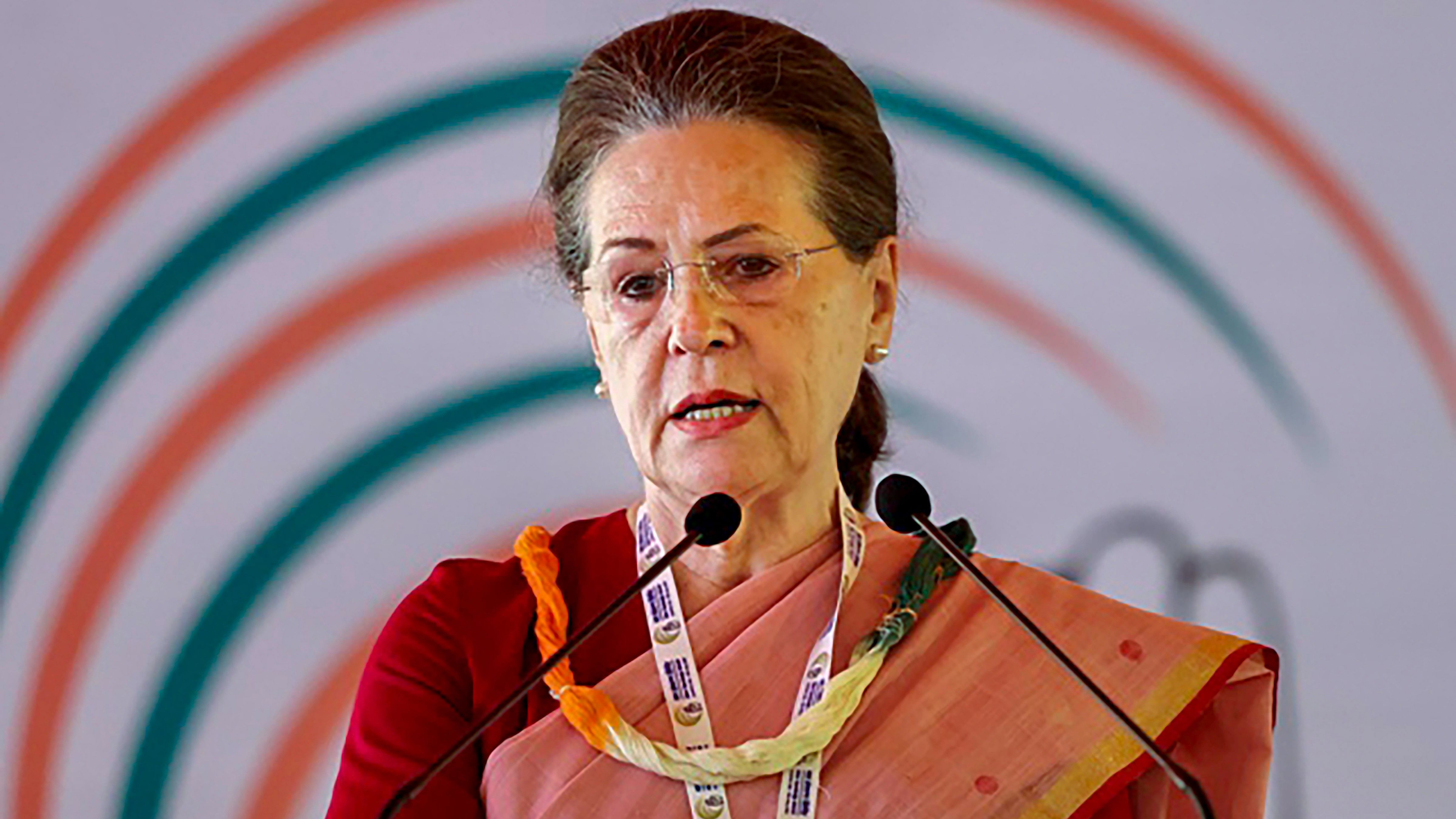 Sonia Gandhi. Credit: PTI Photo