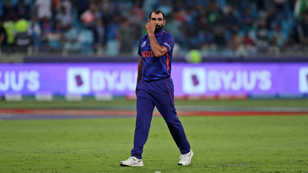 Indian pacer Mohammed Shami. Credit: AP/PTI File Photo