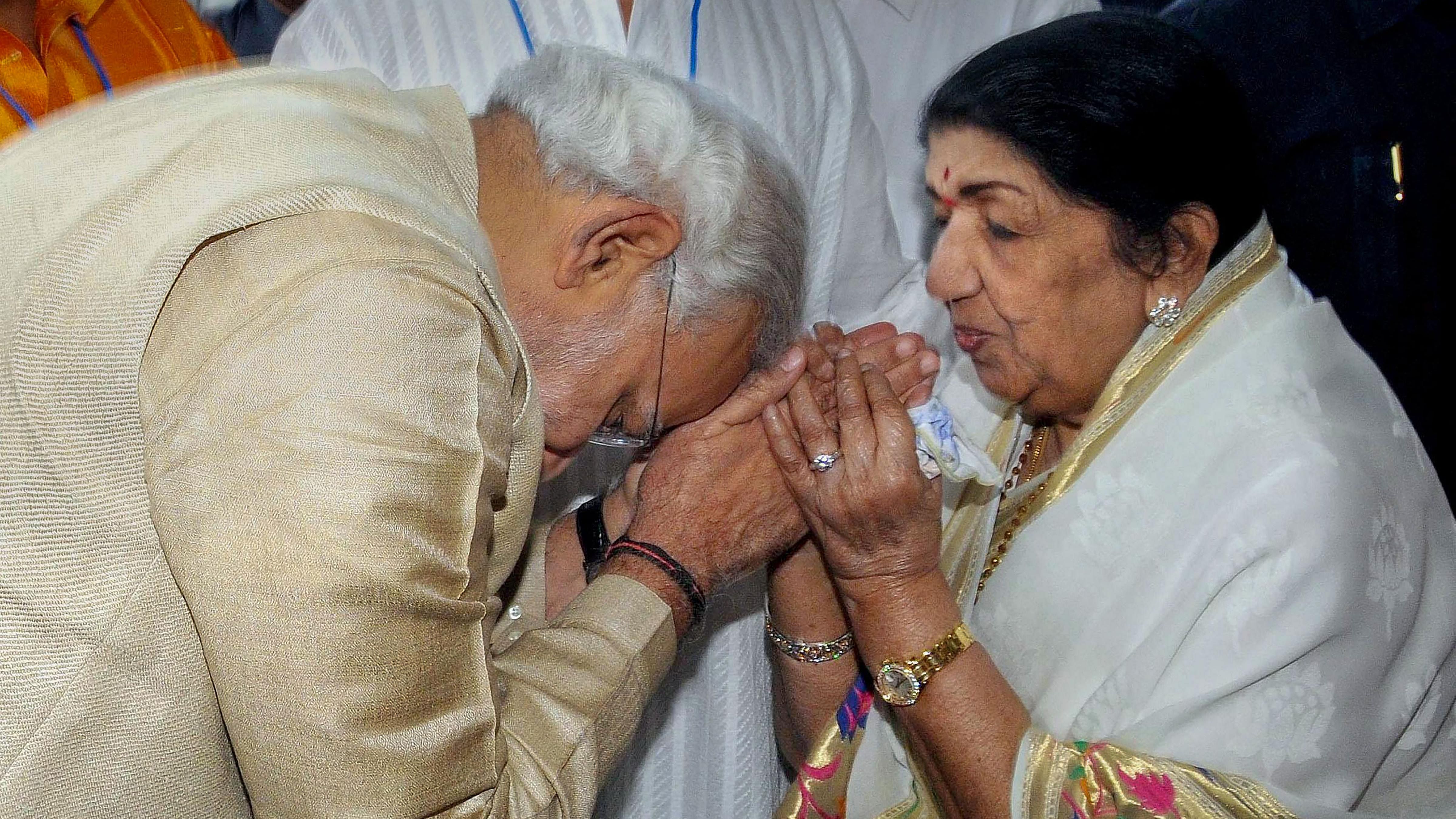 Lata Mangeshkar died in February this year. Credit: PTI Photo