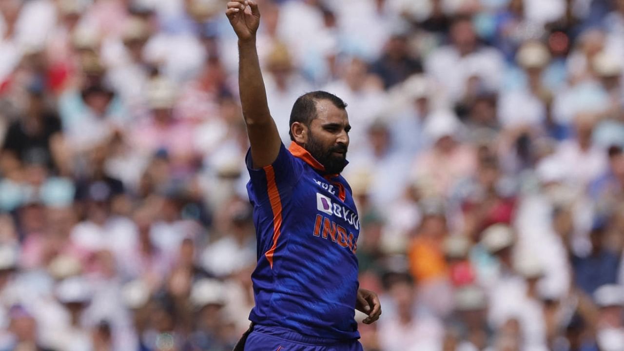 India pacer Mohammed Shami. Credit: Reuters Photo