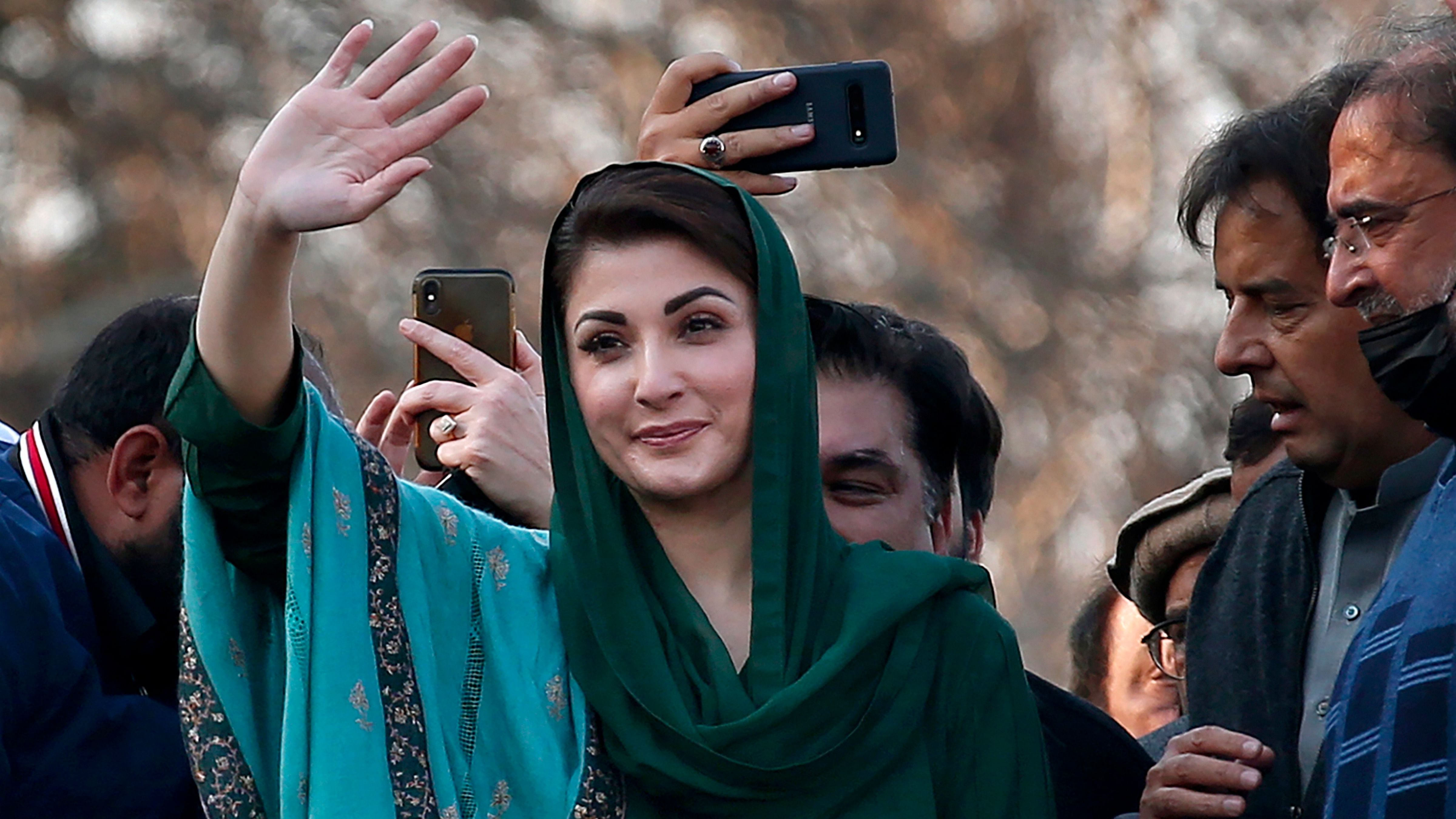 Maryam Nawaz Sharif. Credit: AP/PTI