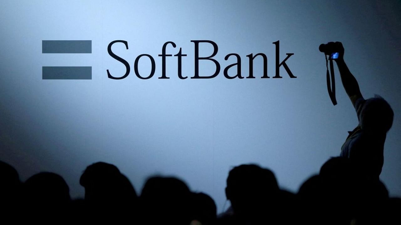 The logo of SoftBank Group Corp is displayed at SoftBank World 2017 conference in Tokyo, Japan, July 20, 2017. Credit: Reuters Photo