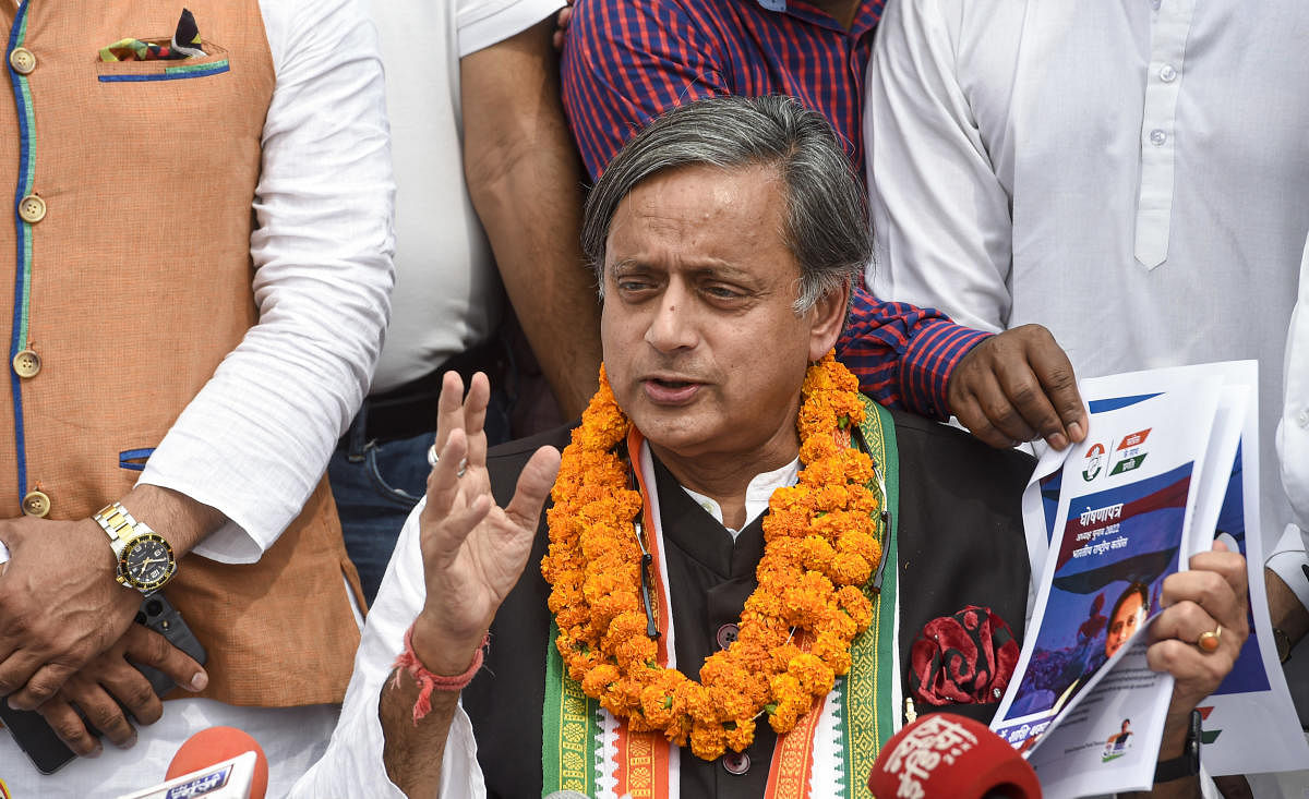Senior Congress leader Shashi Tharoor. Credit: PTI File Photo