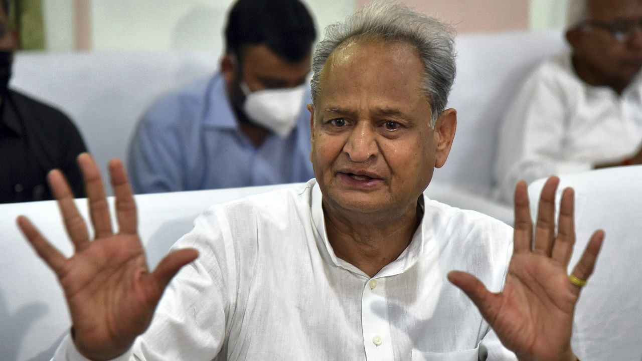 Rajasthan CM Ashok Gehlot. Credit: PTI Photo