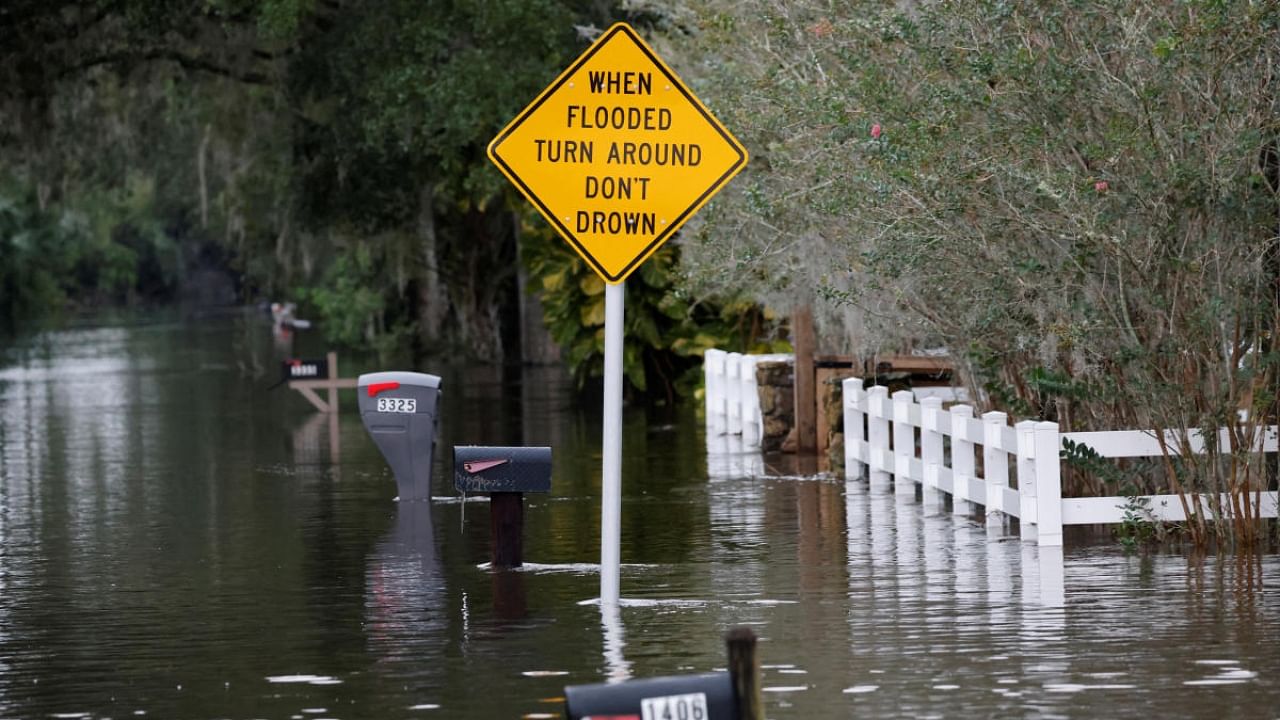 Mailboxes are seen after Hurricane Ian caused widespread damage and flooding in Kissimmee, Florida, US, September 29, 2022. Credit: Reuters Photo