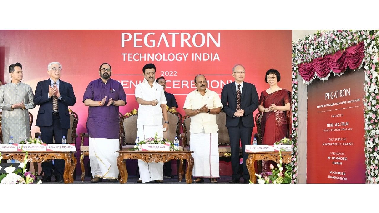 Chief Minister M K Stalin inaugurated the new facility in the presence of Union Minister of State for Electronics and Information Technology Rajeev Chandrashekhar. Credit: Special arrangement