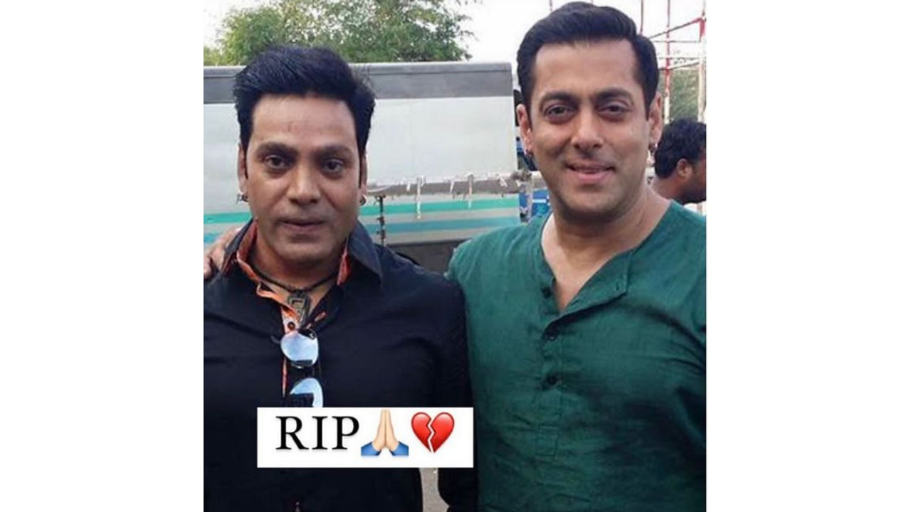 Khan condoled Pandey's death by sharing a throwback picture with the body double from the sets of 2015 film Bajrangi Bhaijaan. Credit: Instagram/@beingsalmankhan