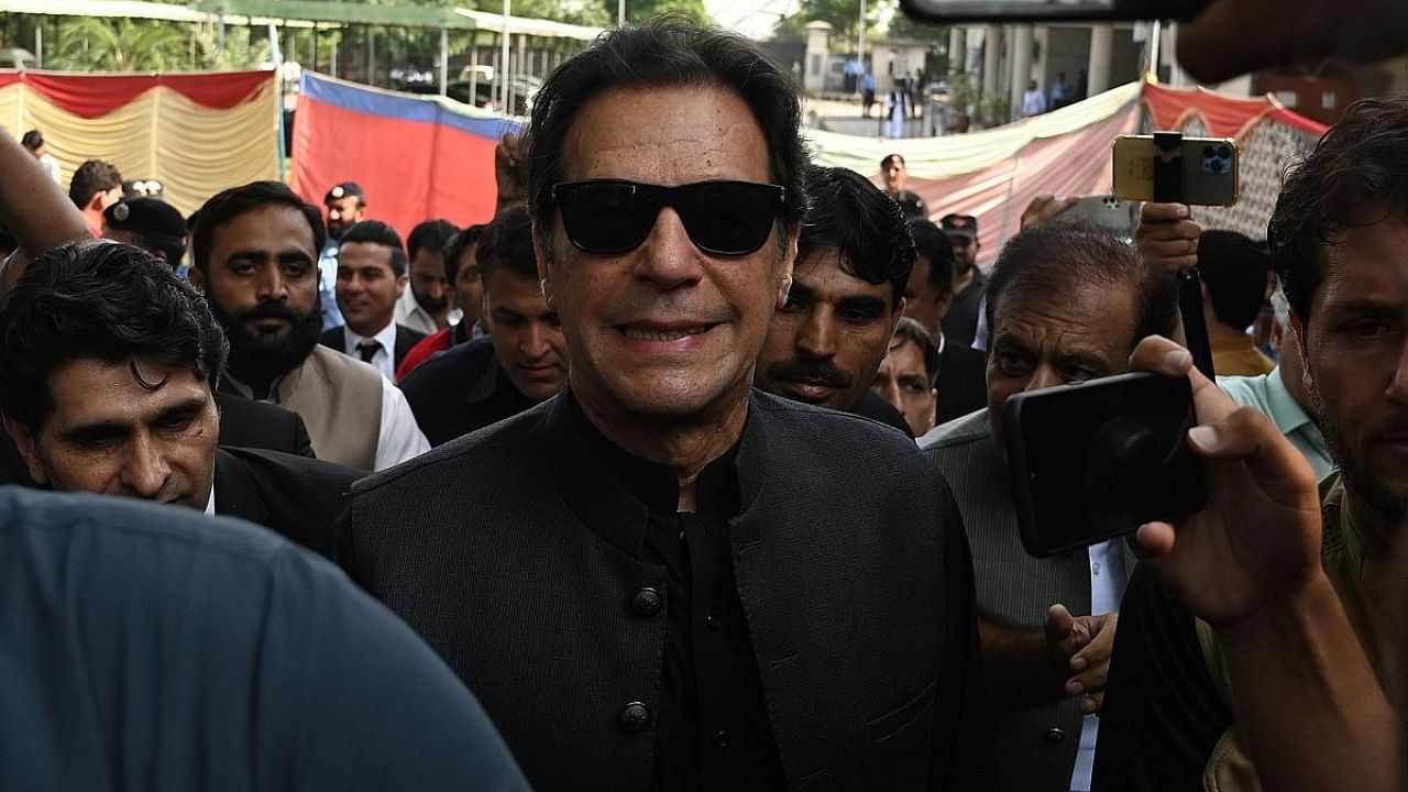 Former Pakistan Prime Minister Imran Khan. Credit: AFP Photo